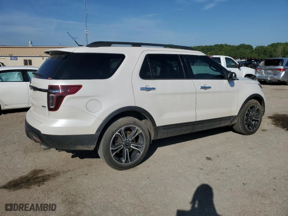 2013 Ford Explorer Sport with VIN 1FM5K8GT1DGC43338, listed as a Copart auction lot 57939184 with 191,667 mi miles and Clean Title. Bid and sale history available at carsss.com. Image 3.