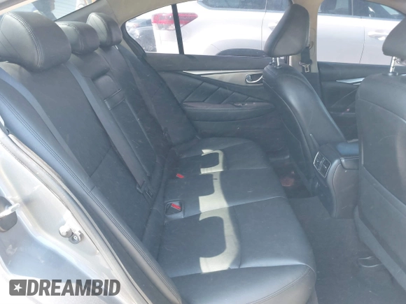 2015 Infiniti Q50 with VIN JN1BV7AR2FM423781, listed as a IAAI auction lot 41803765 with 72,623 mi miles. Bid and sale history available at carsss.com. Image 8.