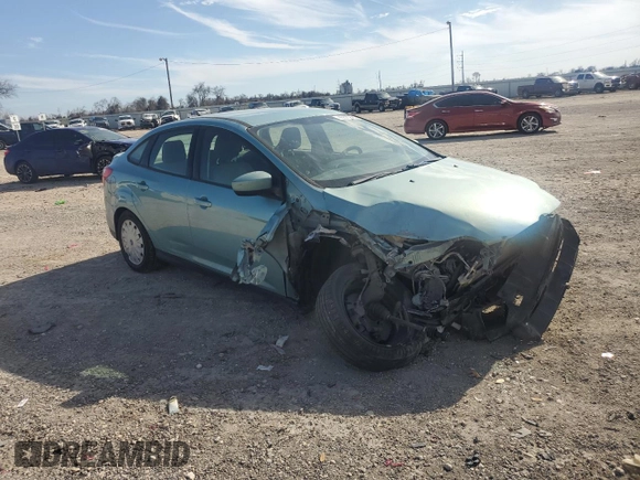 2012 Ford Focus SE with VIN 1FAHP3F29CL151372, listed as a Copart auction lot 46875825 with 183,108 mi miles and Salvage Title. Bid and sale history available at DreamBid. Image 4.
