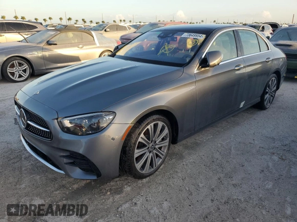 2023 Mercedes-Benz E 450 with VIN W1KZF5KB5PB145167, listed as a Copart auction lot 73649954 with Not Provided miles and Salvage Title. Bid and sale history available at DreamBid. Image 1.