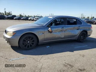 2006 BMW 7 Series 750Li z VIN WBAHN83576DT25981, wystawiony jako Copart lot #56534705 z przebiegiem 166 713 mil mil oraz Szkoda całkowita • Salvage title. Historia ofert i sprzedaży dostępna na DreamBid. Obrazek 1.