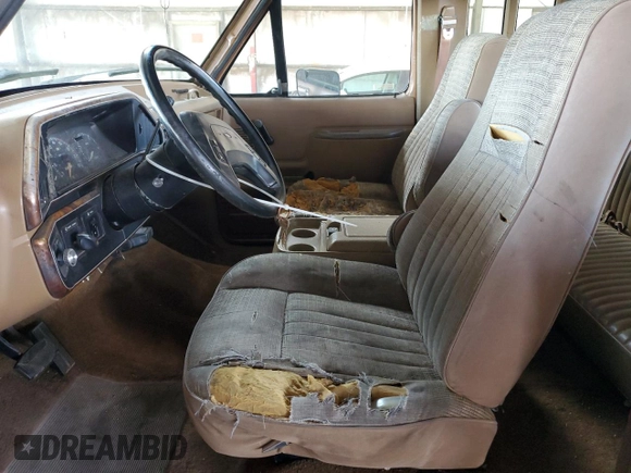 1987 Ford F-250 with VIN 1FTHX2517HKB35293, listed as a Copart auction lot 79138584 with 58,682 mi miles and Clean Title. Bid and sale history available at DreamBid. Image 7.