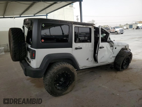 2013 Jeep Wrangler Unlimited Sport z VIN 1C4BJWDG8DL513680, wystawiony jako Copart lot #53805485 z przebiegiem 135 676 mil mil oraz Szkoda całkowita • Salvage title. Historia ofert i sprzedaży dostępna na DreamBid. Obrazek 3.