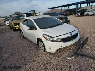 2017 Kia Forte LX with VIN 3KPFK4A70HE113747, listed as a Copart auction lot 86113054 with 122,875 mi miles and Salvage Title. Bid and sale history available at carsss.com. Image 4.