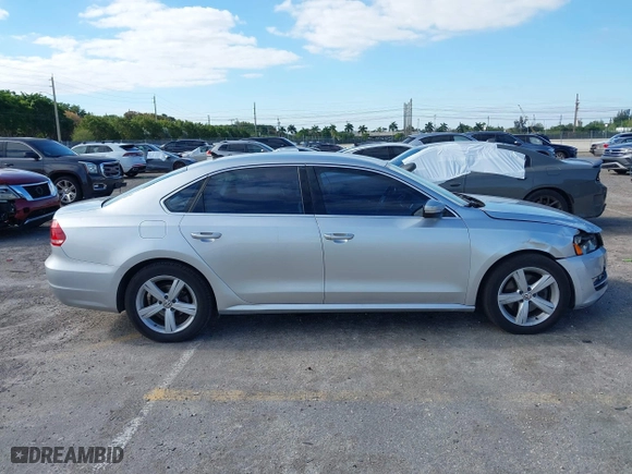 2015 Volkswagen Passat 1.8T Limited Edition with VIN 1VWAS7A35FC090573, listed as a IAAI auction lot 42029286 with 151,451 mi miles. Bid and sale history available at carsss.com. Image 13.