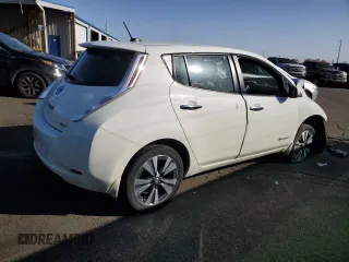 2017 Nissan LEAF SV with VIN 1N4BZ0CP9HC303348, listed as a Copart auction lot 52604055 with 45,480 mi miles and Clean Title. Bid and sale history available at carsss.com. Image 3.