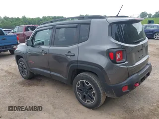 2017 Jeep Renegade Trailhawk с VIN ZACCJBCB0HPF64059, выставлен на аукционе IAAI как лот 42280420 с пробегом 152 936 миль миль и . История ставок и продаж доступна на DreamBid. Изображение 3.