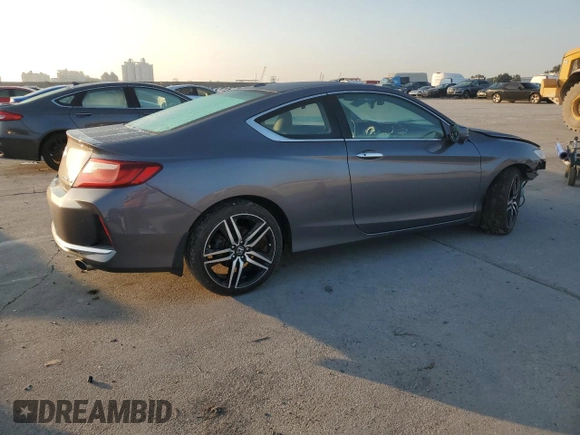 2016 Honda Accord Touring with VIN 1HGCT2B01GA006313, listed as a Copart auction lot 71765854 with 92,870 mi miles and Salvage Title. Bid and sale history available at DreamBid. Image 3.