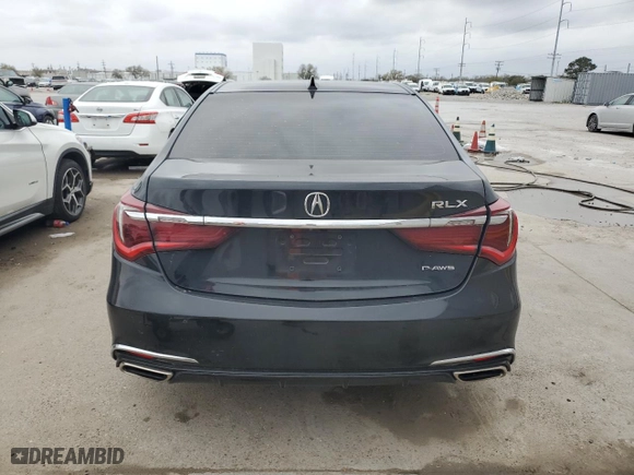 2018 Acura RLX w/Technology Pkg with VIN JH4KC1F5XJC000885, listed as a Copart auction lot 47565255 with 101,837 mi miles and Salvage Title. Bid and sale history available at carsss.com. Image 6.