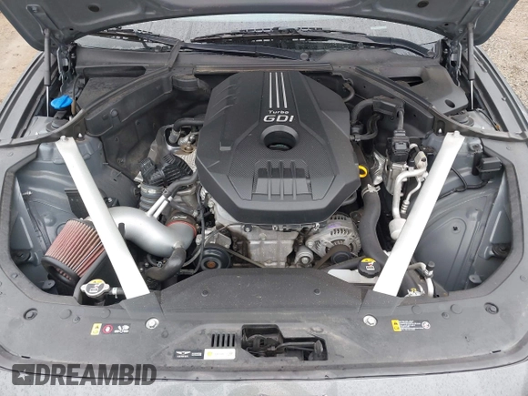 2021 Genesis G70 2.0T with VIN KMTG64LA3MU075557, listed as a IAAI auction lot 41484410 with 52,740 mi miles and . Bid and sale history available at DreamBid. Image 10.