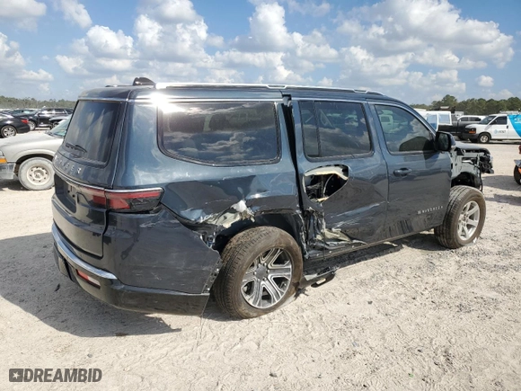 2024 Jeep Wagoneer with VIN 1C4SJVAP9RS114983, listed as a Copart auction lot 77324114 with 22,441 mi miles and Salvage Title. Bid and sale history available at carsss.com. Image 3.
