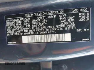 2021 Volvo XC90 Inscription with VIN YV4A22PL1M1691238, listed as a Copart auction lot 45047615 with 74,675 mi miles and Salvage Title. Bid and sale history available at carsss.com. Image 15.