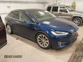 2016 Tesla Model X 70D with VIN 5YJXCBE27GF012024, listed as a IAAI auction lot 41799547 with 1 mi miles. Bid and sale history available at carsss.com. Image 1.