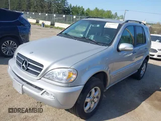 2002 Mercedes-Benz M 320/430/500 with VIN 4JGAB75E22A364537, listed as a IAAI auction lot 42119184 with 222,372 mi miles and . Bid and sale history available at DreamBid. Image 2.