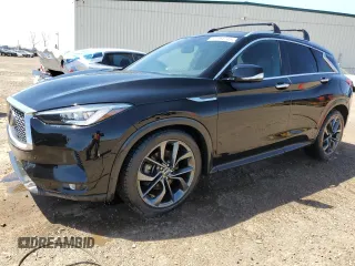 2019 Infiniti QX50 Essential z VIN 3PCAJ5M38KF110494, wystawiony jako Copart lot #56194745 z przebiegiem 84 836 mil mil oraz Tytuł czysty. Historia ofert i sprzedaży dostępna na DreamBid. Obrazek 1.