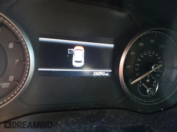 2022 Hyundai Santa Fe SE with VIN 5NMS1DAJ5NH395840, listed as a Copart auction lot 40544754 with 28,090 mi miles and . Bid and sale history available at DreamBid. Image 9.