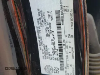 2020 Ford F-150 XL z VIN 1FTFW1E58LKD63318, wystawiony jako Copart lot #55395315 z przebiegiem 93 096 mil mil oraz Szkoda całkowita • Salvage title. Historia ofert i sprzedaży dostępna na DreamBid. Obrazek 12.