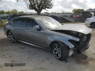 2015 Infiniti Q70 z VIN JN1BY1PR9FM831870, wystawiony jako Copart lot #46022015 z przebiegiem 144 553 mil mil oraz Szkoda całkowita • Salvage title. Historia ofert i sprzedaży dostępna na DreamBid. Obrazek 4.