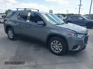2018 Chevrolet Traverse LT Cloth with VIN 1GNERGKWXJJ259619, listed as a IAAI auction lot 41952657 with 73,174 mi miles. Bid and sale history available at carsss.com. Image 1.