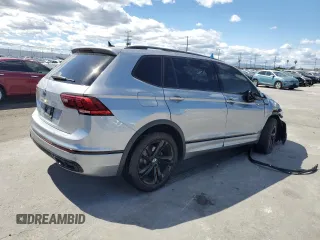 2024 Volkswagen Tiguan SE R-Line Black with VIN 3VVCB7AX1RM027893, listed as a Copart auction lot 51351375 with 25,296 mi miles and Salvage title. Bid and sale history available at DreamBid. Image 3.