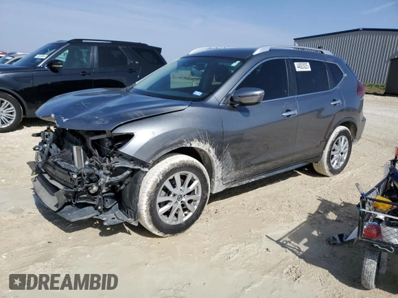 2019 Nissan Rogue SV with VIN KNMAT2MT9KP525354, listed as a Copart auction lot 44823025 with 85,719 mi miles and Salvage Title. Bid and sale history available at carsss.com. Image 1.