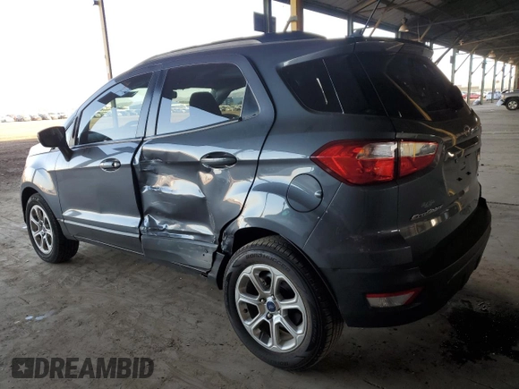 2021 Ford EcoSport SE z VIN MAJ3S2GEXMC436224, wystawiony jako Copart lot #80587304 z przebiegiem 35 625 mil mil oraz Szkoda całkowita • Salvage title. Historia ofert i sprzedaży dostępna na DreamBid. Obrazek 2.