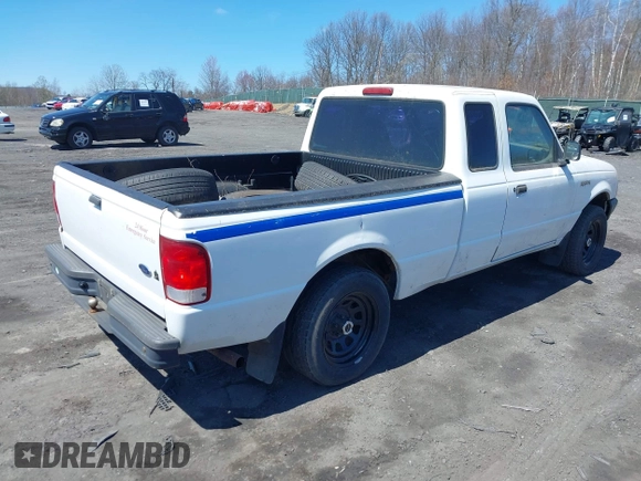 2000 Ford Ranger XL with VIN 1FTYR14V7YTA59819, listed as a IAAI auction lot 41995537 with 106,190 mi miles. Bid and sale history available at carsss.com. Image 4.