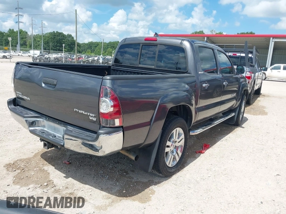 2013 Toyota Tacoma PreRunner with VIN 5TFJU4GNXDX034929, listed as a IAAI auction lot 42568897 with 134,448 mi miles and . Bid and sale history available at DreamBid. Image 4.