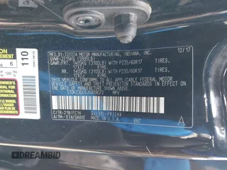 2018 Toyota Sienna LE Auto Access Seat with VIN 5TDKZ3DC6JS909072, listed as a IAAI auction lot 42228691 with 253,295 mi miles and . Bid and sale history available at DreamBid. Image 9.