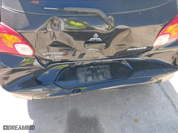 2015 Mitsubishi Mirage DE with VIN ML32A3HJ3FH058864, listed as a IAAI auction lot 41808337 with 160,185 mi miles. Bid and sale history available at carsss.com. Image 6.