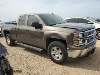 2014 Chevrolet Silverado 1500 LT with VIN 1GCRCREH1EZ261321, listed as a Copart auction lot 50057055 with 121,749 mi miles and Salvage Title. Bid and sale history available at carsss.com. Image 4.