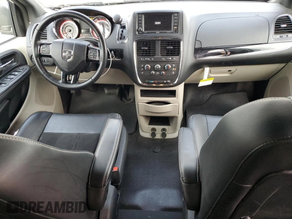 2019 Dodge Grand Caravan SXT with VIN 2C7WDGCG4KR777499, listed as a Copart auction lot 76657144 with 25,541 mi miles and Salvage Title. Bid and sale history available at DreamBid. Image 8.