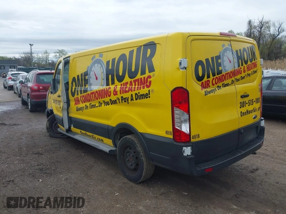 2019 Ford Transit with VIN 1FTYR1YMXKKB51036, listed as a IAAI auction lot 41965825 with 109,357 mi miles. Bid and sale history available at carsss.com. Image 3.