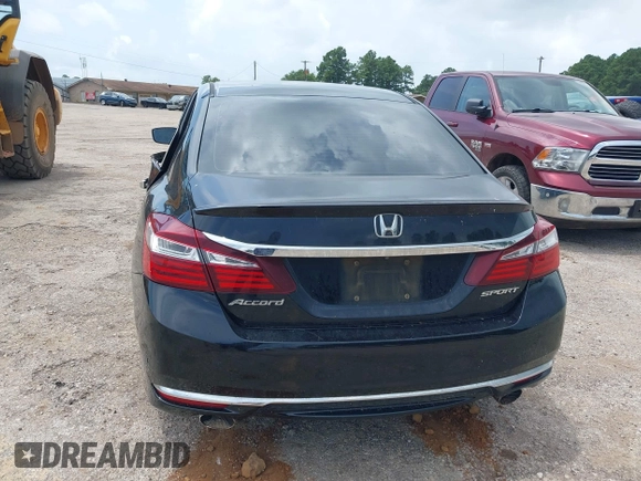 2016 Honda Accord Sport with VIN 1HGCR2F52GA243672, listed as a IAAI auction lot 42525224 with 240,818 mi miles and . Bid and sale history available at DreamBid. Image 16.