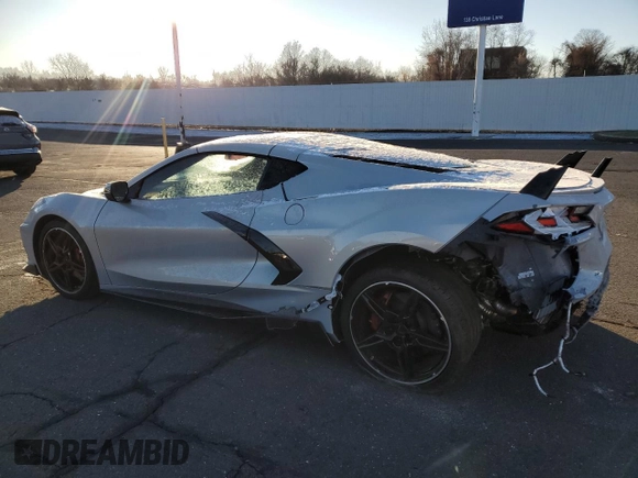 2022 Chevrolet Corvette 1LT with VIN 1G1YA2D44N5124168, listed as a Copart auction lot 82992154 with 12,179 mi miles and Salvage Title. Bid and sale history available at carsss.com. Image 2.
