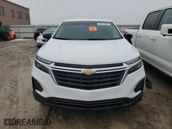 2022 Chevrolet Equinox LS z VIN 3GNAX5EV3NS161855, wystawiony jako Copart lot #43421695 z przebiegiem 94 383 mil mil oraz Szkoda całkowita • Salvage title. Historia ofert i sprzedaży dostępna na DreamBid. Obrazek 5.