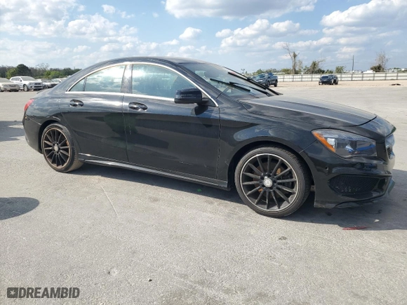 2015 Mercedes-Benz CLA-Class CLA 250 with VIN WDDSJ4EB5FN172579, listed as a Copart auction lot 49260215 with 95,264 mi miles and Clean Title. Bid and sale history available at carsss.com. Image 4.