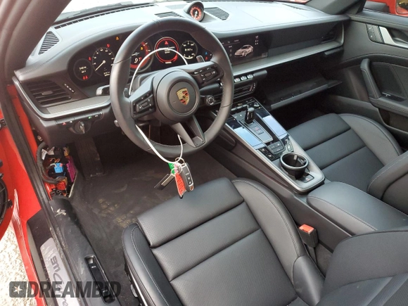 2024 Porsche 911 Carrera S with VIN WP0AB2A96RS219361, listed as a Copart auction lot 87892865 with 3,412 mi miles and Salvage Title. Bid and sale history available at carsss.com. Image 8.