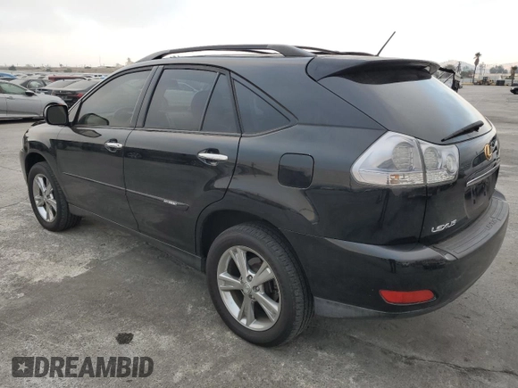 2008 Lexus RX 400h with VIN JTJGW31U982008675, listed as a Copart auction lot 86655194 with 127,021 mi miles and Salvage Title. Bid and sale history available at DreamBid. Image 2.