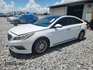 2015 Hyundai Sonata Sport with VIN 5NPE34AF3FH137386, listed as a Copart auction lot 60815605 with 156,087 mi miles and Clean title. Bid and sale history available at DreamBid. Image 1.
