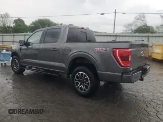 2023 Ford F-150 XL with VIN 1FTFW1E86PKD28258, listed as a Copart auction lot 53898445 with 20,126 mi miles and Salvage Title. Bid and sale history available at carsss.com. Image 2.