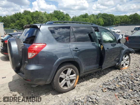 2007 Toyota RAV4 Sport with VIN JTMBK32V676011704, listed as a Copart auction lot 62836445 with Not provided miles and Salvage title. Bid and sale history available at DreamBid. Image 3.