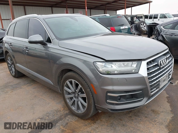 2017 Audi Q7 Premium Plus with VIN WA1LAAF7XHD037219, listed as a IAAI auction lot 41668831 with 114,444 mi miles. Bid and sale history available at carsss.com. Image 1.