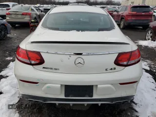 2018 Mercedes-Benz C 43 AMG with VIN WDDWJ6EB8JF671795, listed as a Copart auction lot 44169225 with 114,093 mi miles and Clean Title. Bid and sale history available at DreamBid. Image 6.