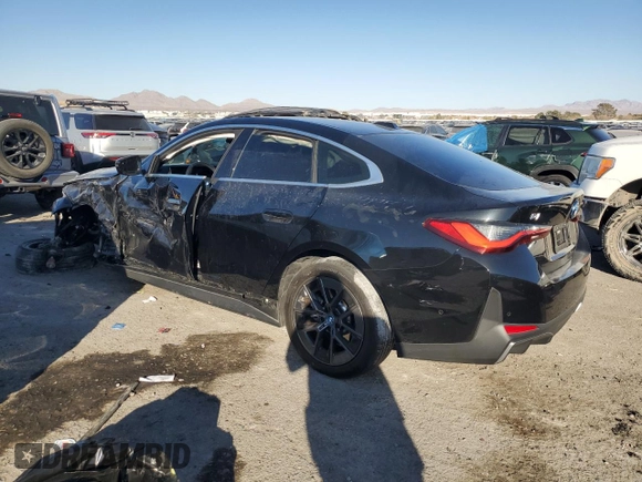 2023 BMW i4 eDrive40 z VIN WBY73AW06PFP48969, wystawiony jako Copart lot #44912315 z przebiegiem 20 828 mil mil oraz Szkody całkowita. Historia ofert i sprzedaży dostępna na DreamBid. Obrazek 2.