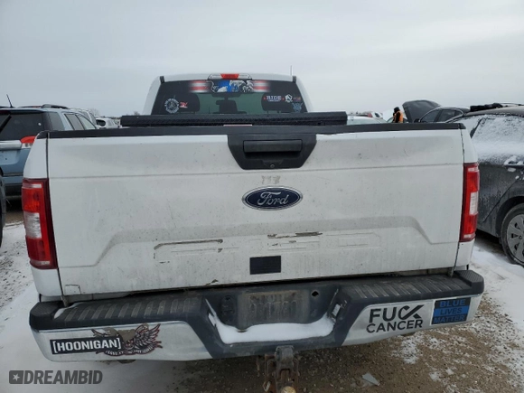 2019 Ford F-150 XL with VIN 1FTMF1C59KKD08336, listed as a Copart auction lot 89104555 with 0 mi miles and Salvage Title. Bid and sale history available at carsss.com. Image 6.