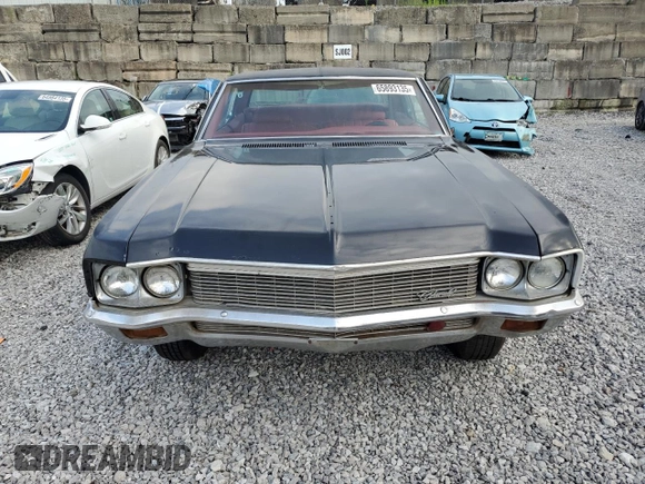 1970 Chevrolet Impala с VIN 164470D152645, выставлен на аукционе Copart как лот 65893135 с пробегом 132 785 миль миль и На запчасти • Non repairable. История ставок и продаж доступна на DreamBid. Изображение 5.
