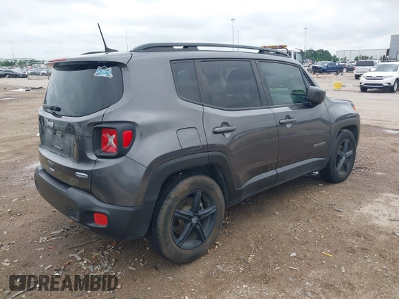 2018 Jeep Renegade Latitude with VIN ZACCJABB4JPH82491, listed as a IAAI auction lot 42070396 with 97,018 mi miles and . Bid and sale history available at DreamBid. Image 4.