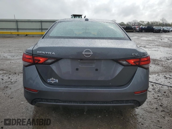 2024 Nissan Sentra SV with VIN 3N1AB8CV6RY386241, listed as a Copart auction lot 51913785 with 9,450 mi miles and Salvage Title. Bid and sale history available at carsss.com. Image 6.