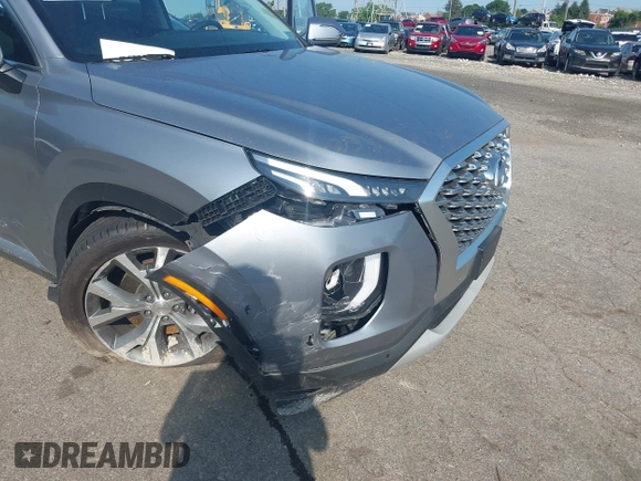 2020 Hyundai Palisade SEL with VIN KM8R4DHE6LU105105, listed as a IAAI auction lot 42552907 with 53,202 mi miles and . Bid and sale history available at DreamBid. Image 6.